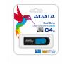 PenDrive Adata UV128 64GB USB 3.0 Czarno-niebieski