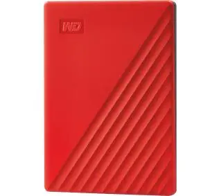 WD My Passport 4TB HDD USB 3.2  Czerwony - Kup na Raty - RRSO 0%