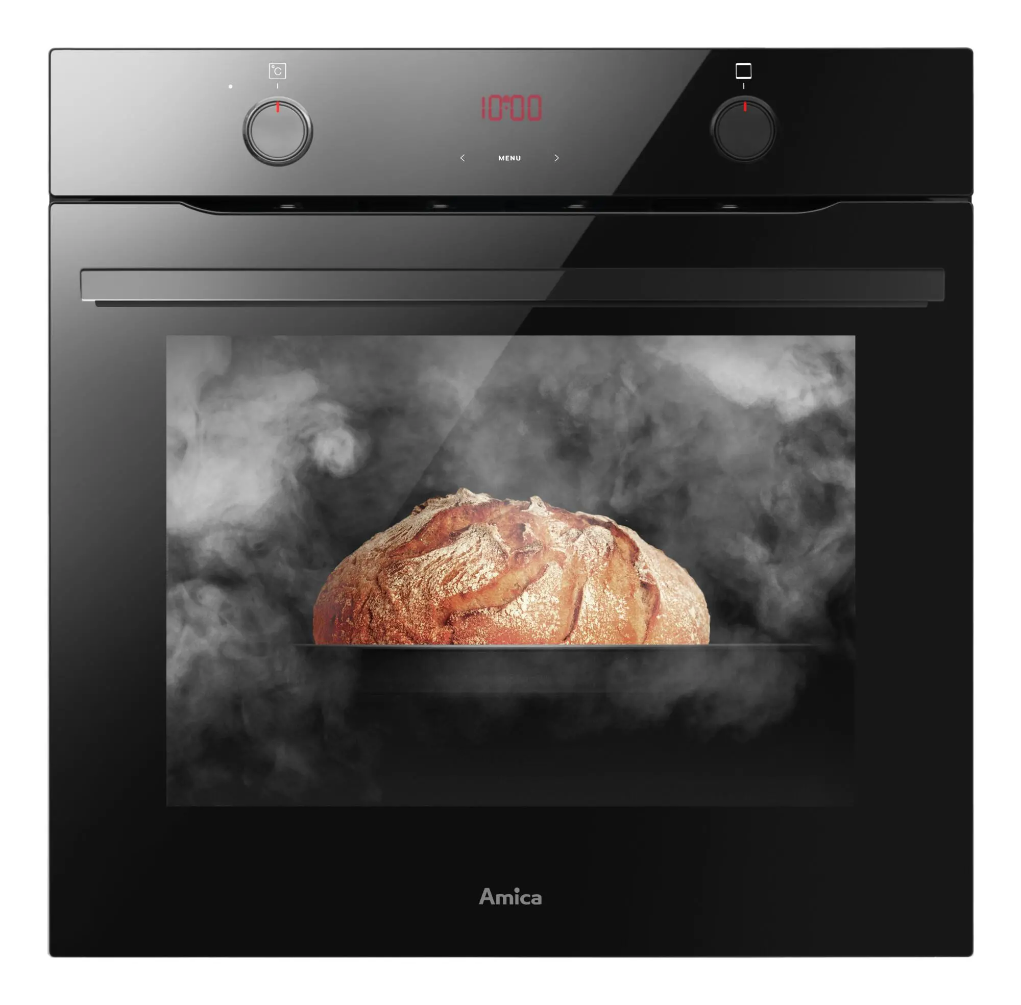 Piekarnik elektryczny parowy Amica ED37618B X-Type Steam Termoobieg Czarny