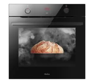 Amica ED37618B X-Type Steam Termoobieg Czarny - Kup na Raty - RRSO 0%