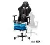 Fotel Diablo Chairs X-Player 2.0 Normal Size Gamingowy do 150kg Skóra ECO Tkanina Czarno-biały