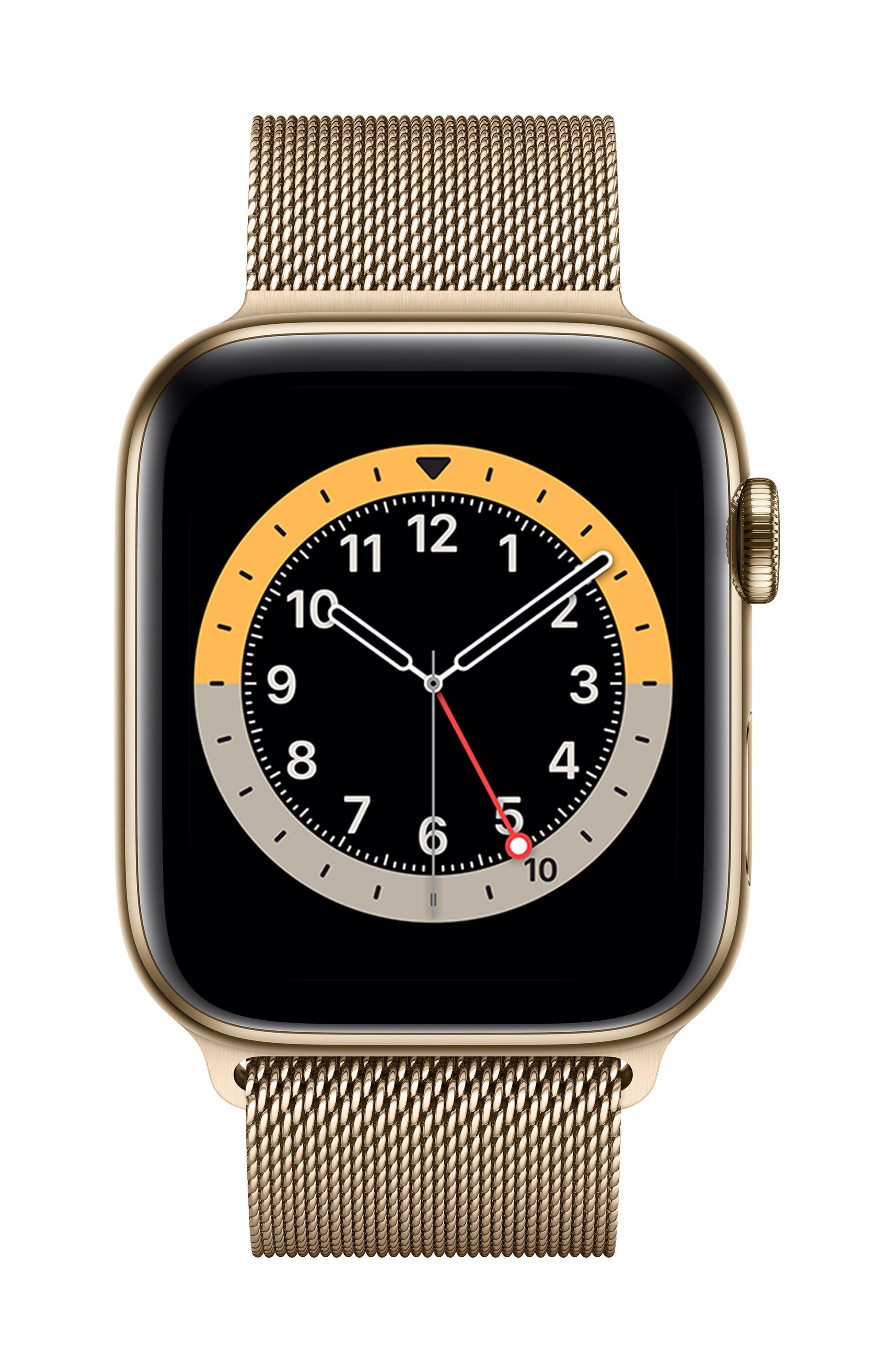 Smartwatch Apple Watch Series 6 GPS + Cellular 44mm (złoty