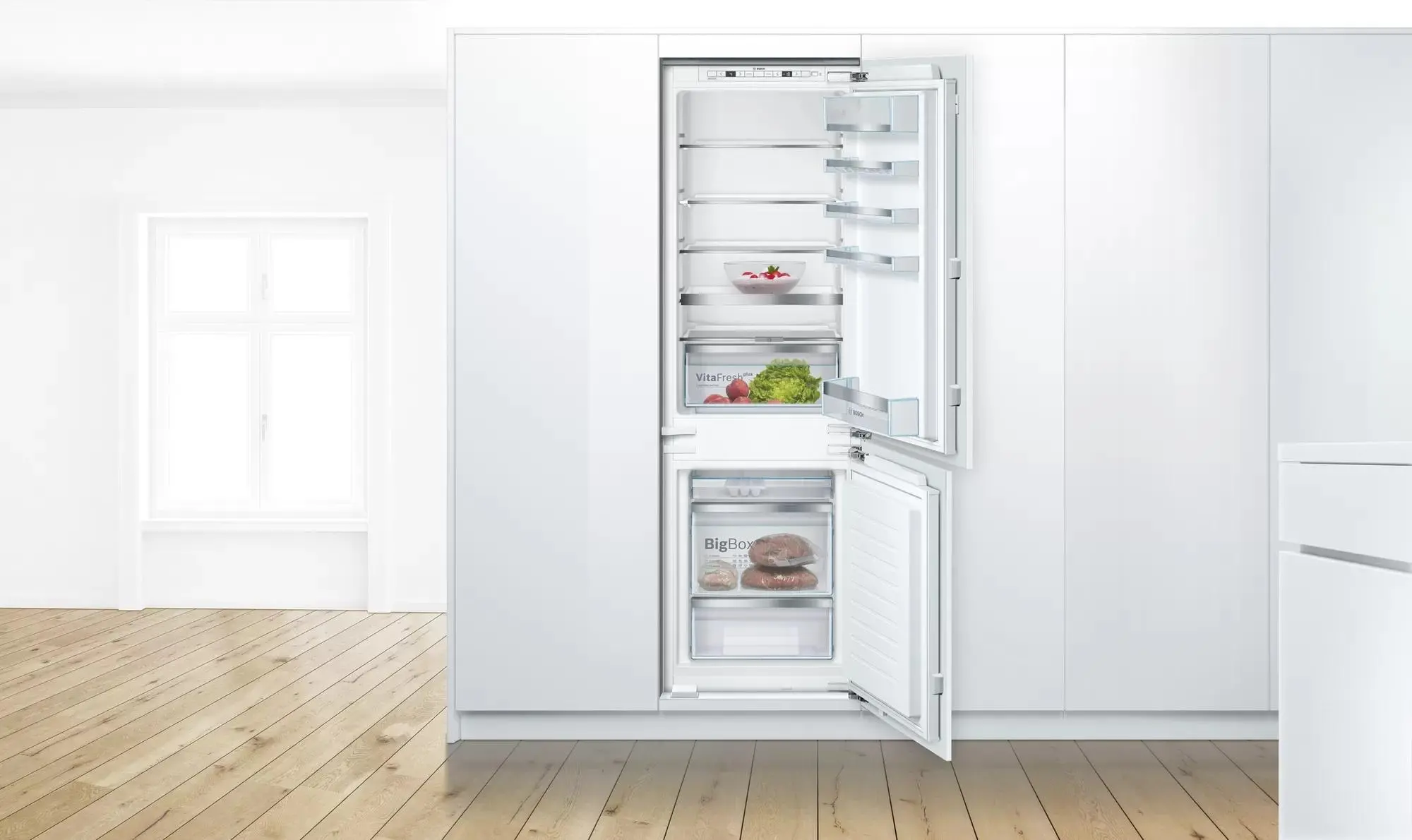 Lodówka Bosch KIS86AFE0 177,2cm Szuflada z kontrolą wilgotności
