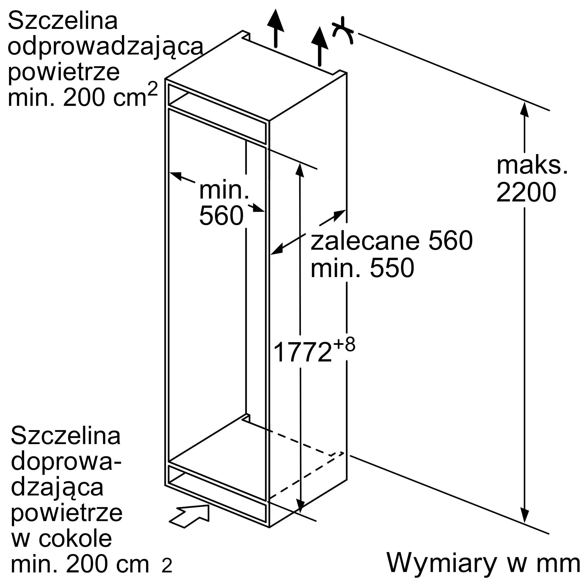 Lodówka Bosch KIS86AFE0 177,2cm Szuflada z kontrolą wilgotności
