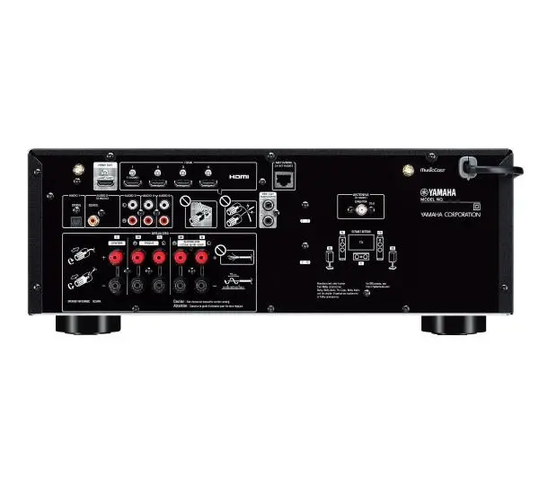 Yamaha MusicCast RX-V4A 5.2-kanałowy Wi-Fi Bluetooth AirPlay Czarny - Kup na Raty - RRSO 0%