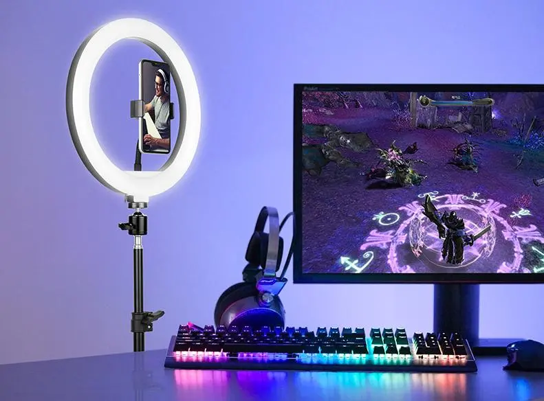 Lampa pierścieniowa Tracer Statyw z lampą pierścieniową 30cm