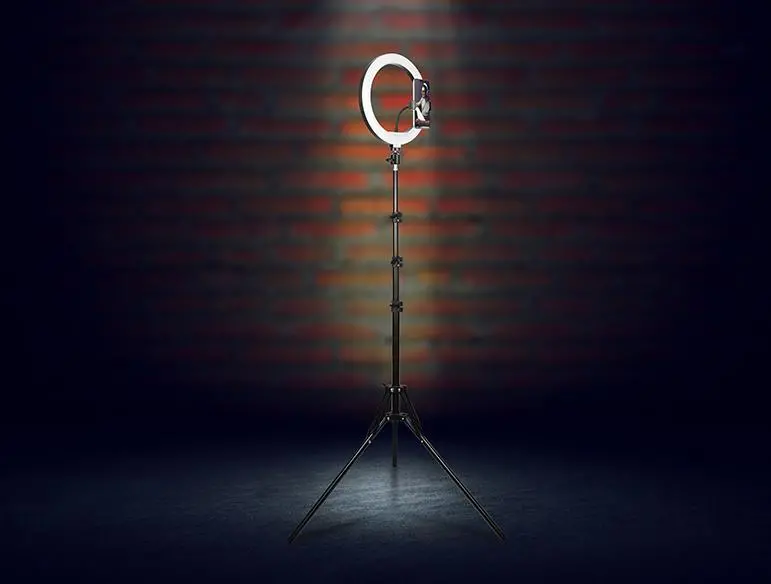 Lampa pierścieniowa Tracer Statyw z lampą pierścieniową 30cm