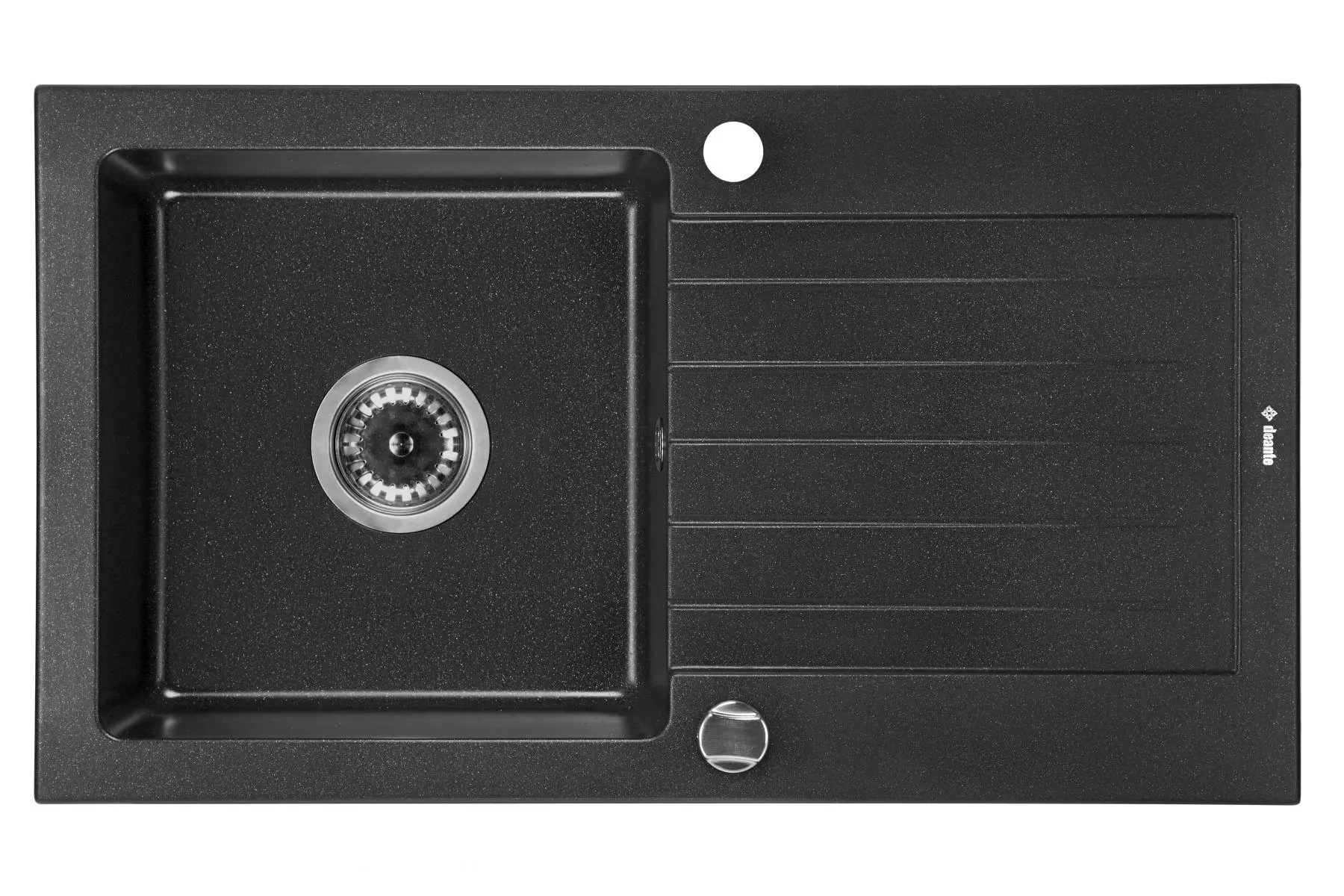 Zlewozmywak Deante Zorba ZQZ G113 Granitowy Grafitowy/Metalik