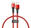 Baseus Kabel micro USB z podświetleniem LED  Halo 2A 3m (czerwony)