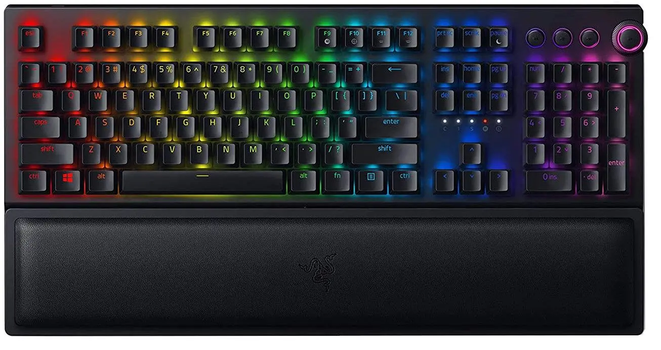 Klawiatura mechaniczna Razer BlackWidow V3 Pro Yellow Switch Czarny