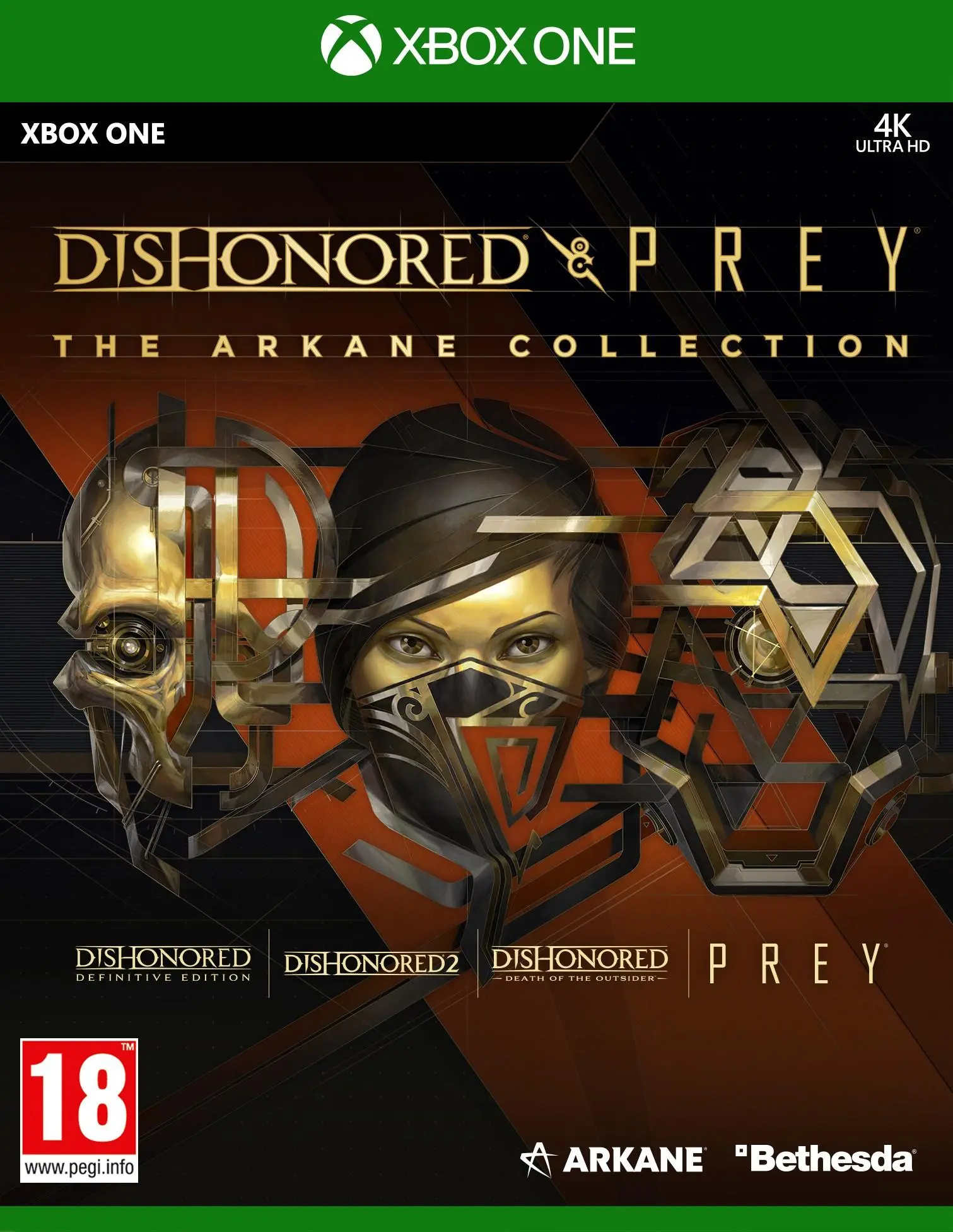 Dishonored and Prey: The Arkane Collection Gra na Xbox One (Kompatybilna z Xbox Series X)