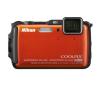 Nikon Coolpix AW120 (pomarańczowy) + zestaw akcesoriów