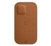 Etui Apple Leather Sleeve MagSafe do iPhone 12/12 Pro (naturalny brąz)