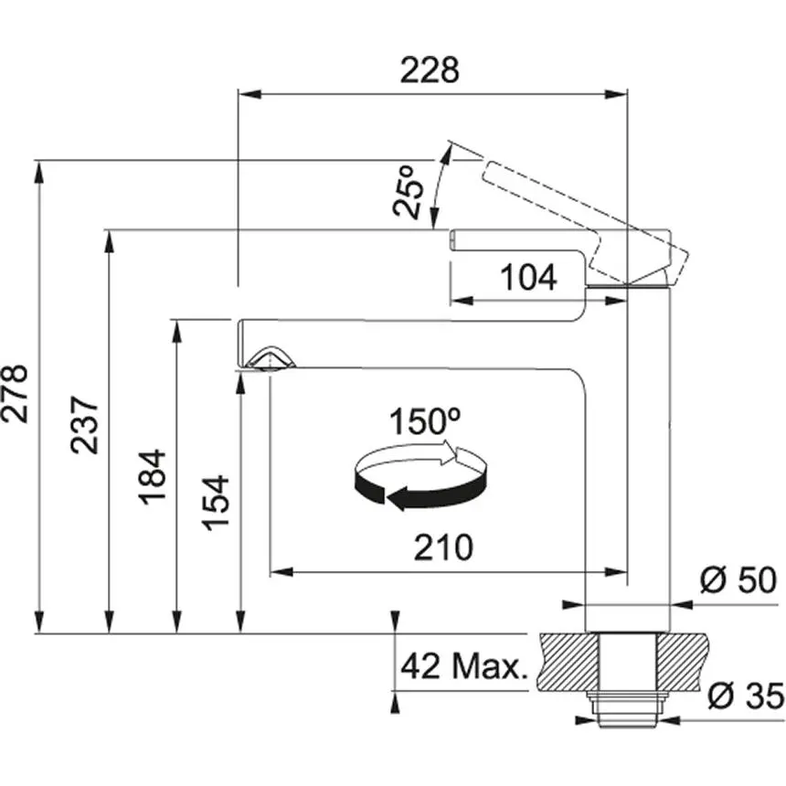 фото Змішувач для кухонної мийки Franke Centro 115.0600.095