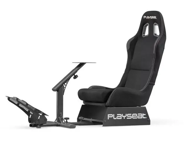 Fotel Playseat® Evolution Black Actifit Wyścigowy Tkanina do 122kg Czarny
