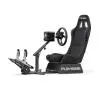 Fotel Playseat® Evolution Black Actifit Wyścigowy Tkanina do 122kg Czarny