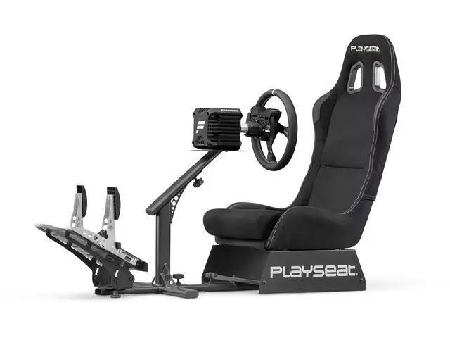 Fotel Playseat® Evolution Black Actifit Wyścigowy Tkanina do 122kg Czarny