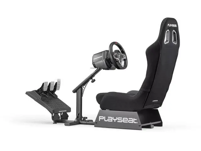 Fotel Playseat® Evolution Black Actifit Wyścigowy Tkanina do 122kg Czarny