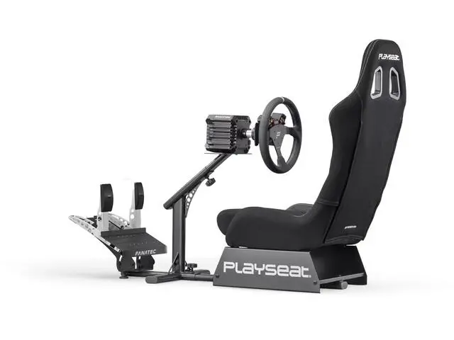 Fotel Playseat® Evolution Black Actifit Wyścigowy Tkanina do 122kg Czarny