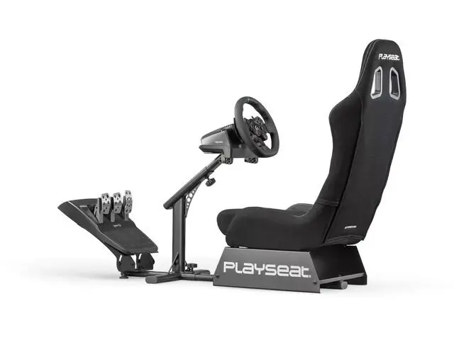 Fotel Playseat® Evolution Black Actifit Wyścigowy Tkanina do 122kg Czarny