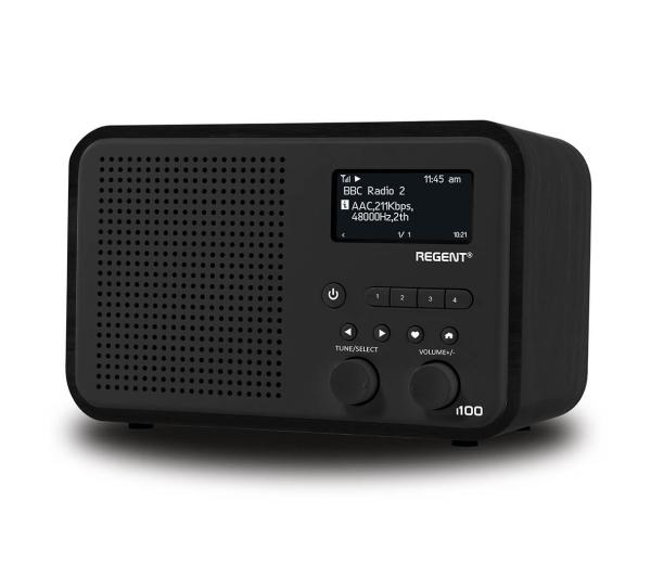 Radioodbiornik Ferguson Regent i100 Radio FM DAB+ Internetowe Bluetooth Czarny