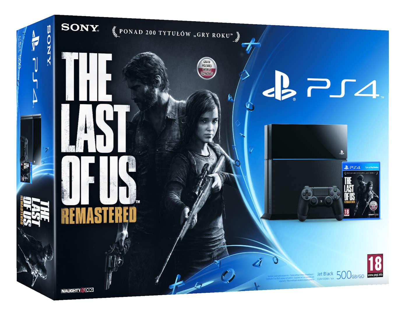 Konsola Sony PlayStation 4 + The Last of Us Remastered