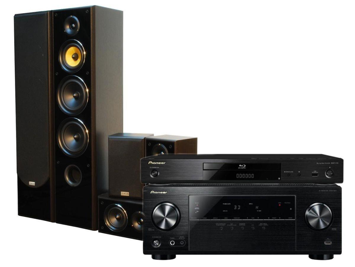 Zestaw kina Pioneer BDP-170K, VSX-424K, Taga Harmony TAV-606 v.3 (wenge)
