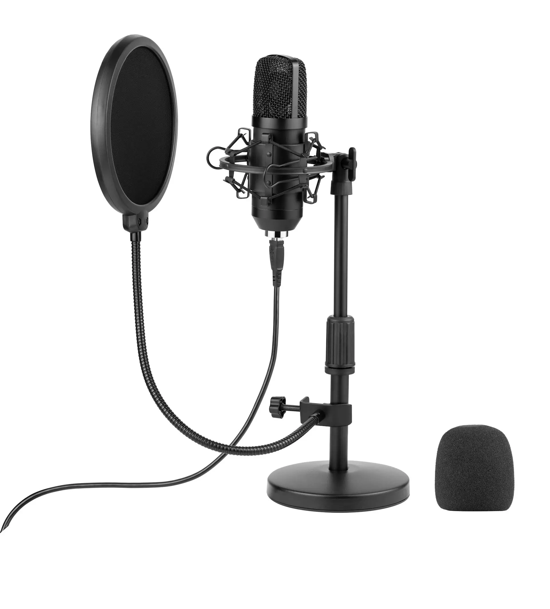 Mikrofon Tracer Premium Pro USB Przewodowy Pojemnościowy Czarny