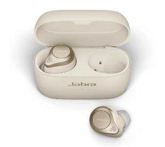 Słuchawki bezprzewodowe Jabra Elite 85t Dokanałowe Bluetooth 5.0 Złoto-beżowy