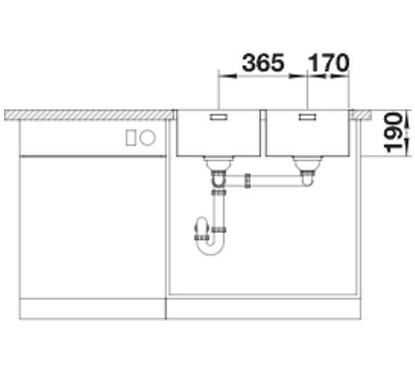 Blanco ANDANO 340/340-IF/A 525248 Stal szlachetna polerowana - Kup na Raty - RRSO 0%