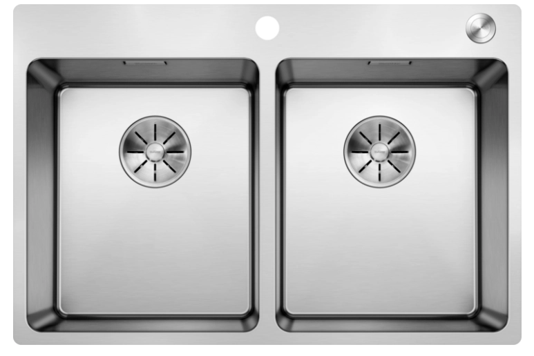 Zlewozmywak Blanco ANDANO 340/340-IF/A 525248 Stal szlachetna polerowana