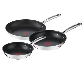 Zestaw patelni Tefal Duetto+ G732S334 Indukcja Tytanowa 20cm, 24cm, 28cm