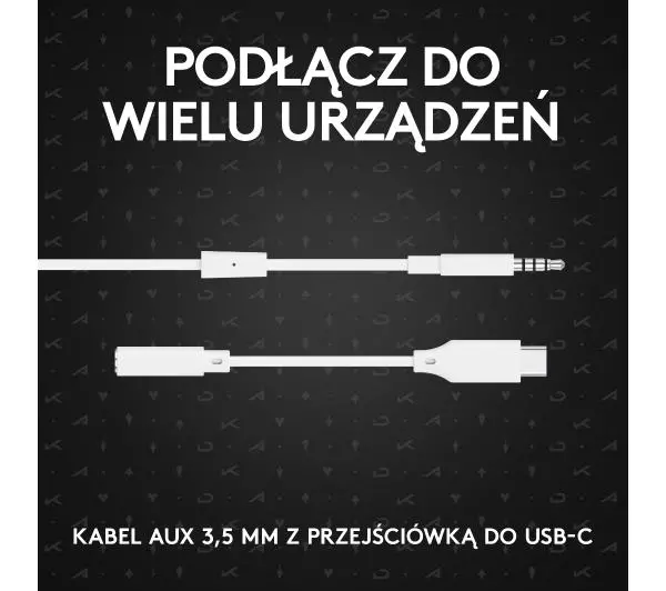 Logitech G333 Douszne Fioletowy