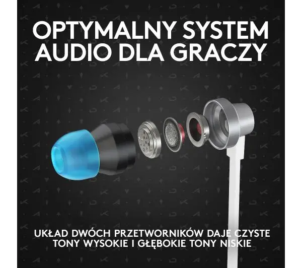 Logitech G333 Douszne Fioletowy