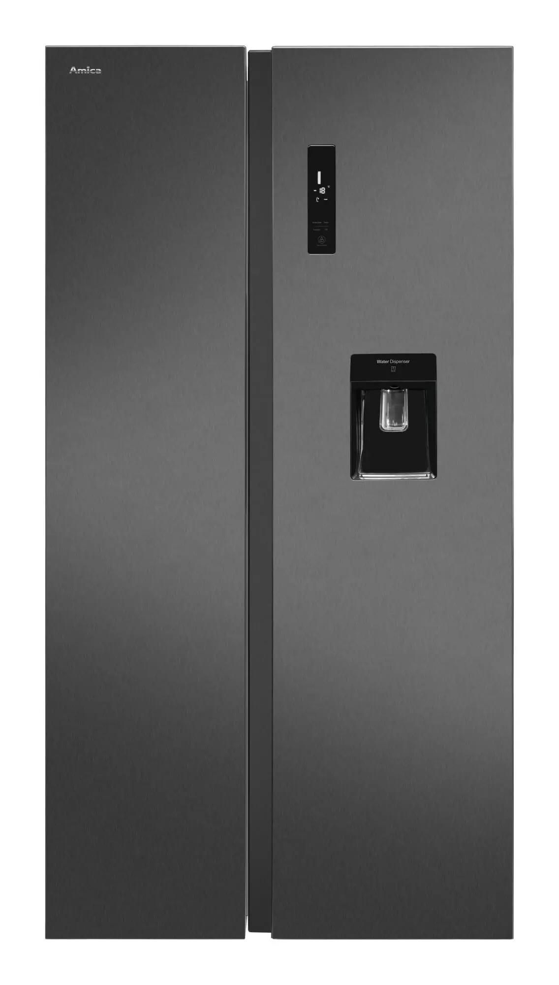 Lodówka Amica FY5139.3DFBXI Pełny No Frost 177cm Dystrybutor wody Czarny Inox