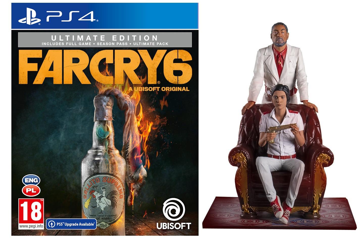 Far Cry 6 - Edycja Ultimate + figurka Gra na PS4 (Kompatybilna z PS5)