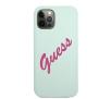 Etui Guess Silicone Vintage Script GUHCP12LLSVSBF do iPhone 12 Pro Max
