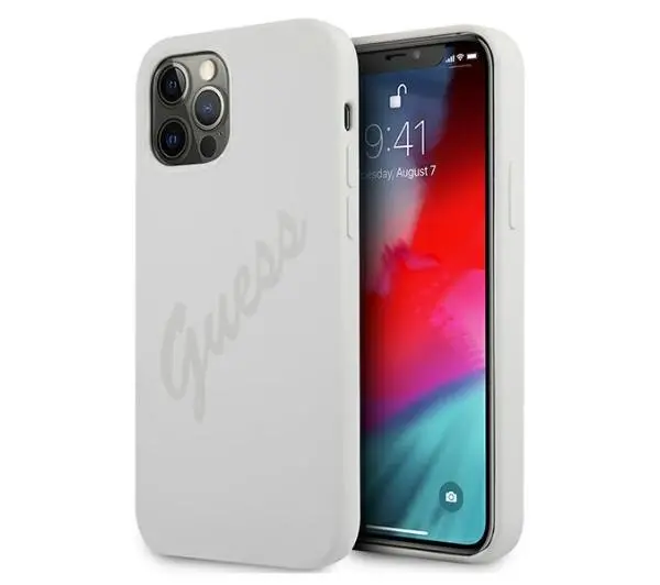 Guess Silicone Vintage Script GUHCP12MLSVSCR do iPhone 12/12 Pro