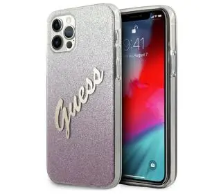Guess Glitter Gradient Script GUHCP12MPCUGLSPI do iPhone 12/12 Pro