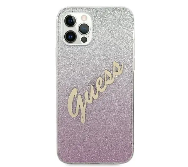 Guess Glitter Gradient Script GUHCP12MPCUGLSPI do iPhone 12/12 Pro