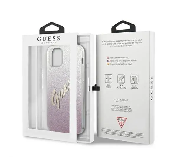 Guess Glitter Gradient Script GUHCP12MPCUGLSPI do iPhone 12/12 Pro
