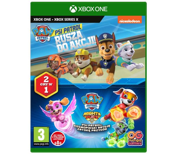 Psi Patrol Rusza do akcji + Kosmopieski ratują Zatokę Przygód Gra na Xbox One (Kompatybilna z Xbox Series X)