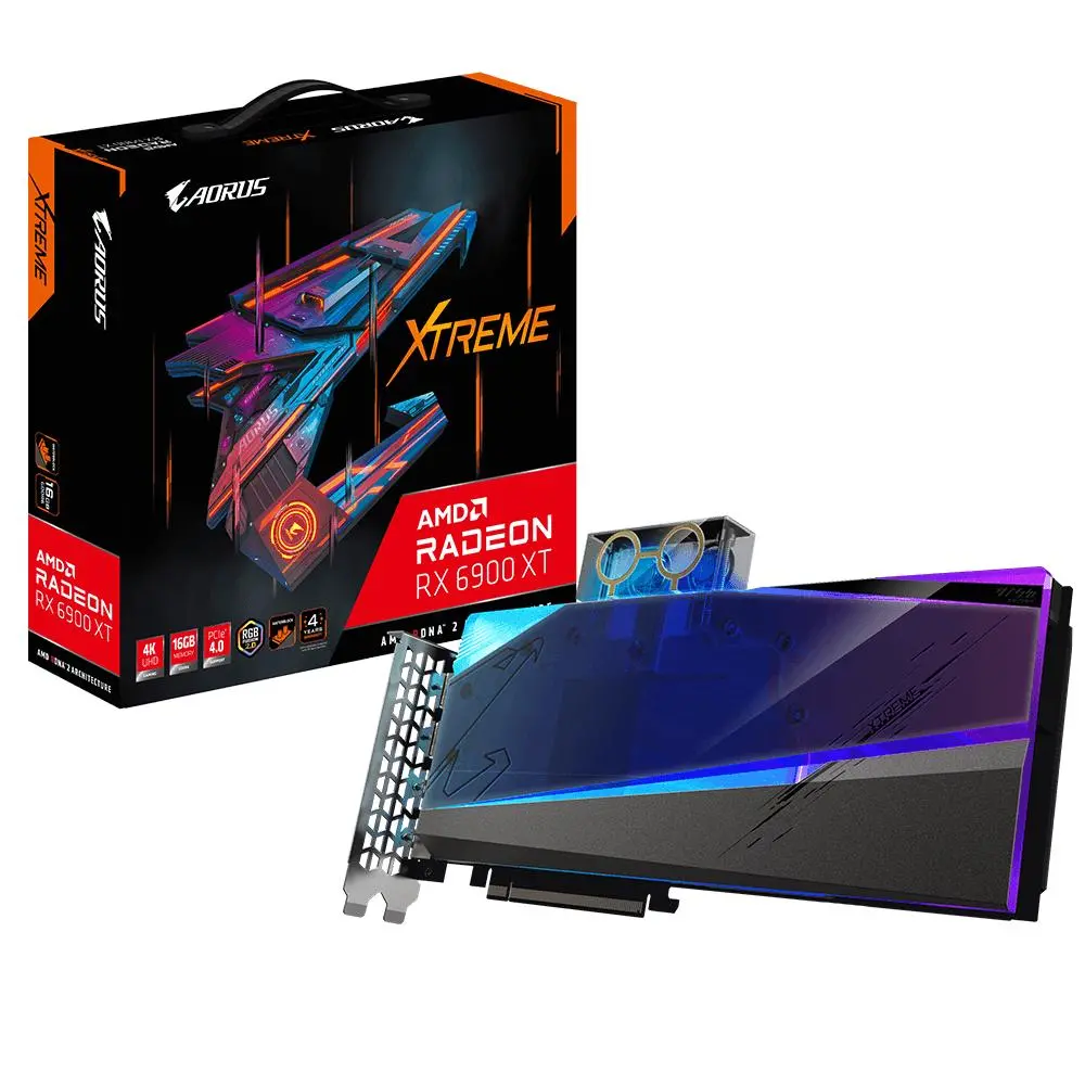 Karta graficzna Gigabyte AORUS Radeon RX 6900 XT XTREME WATERFORCE WB 16GB GDDR6 256bit