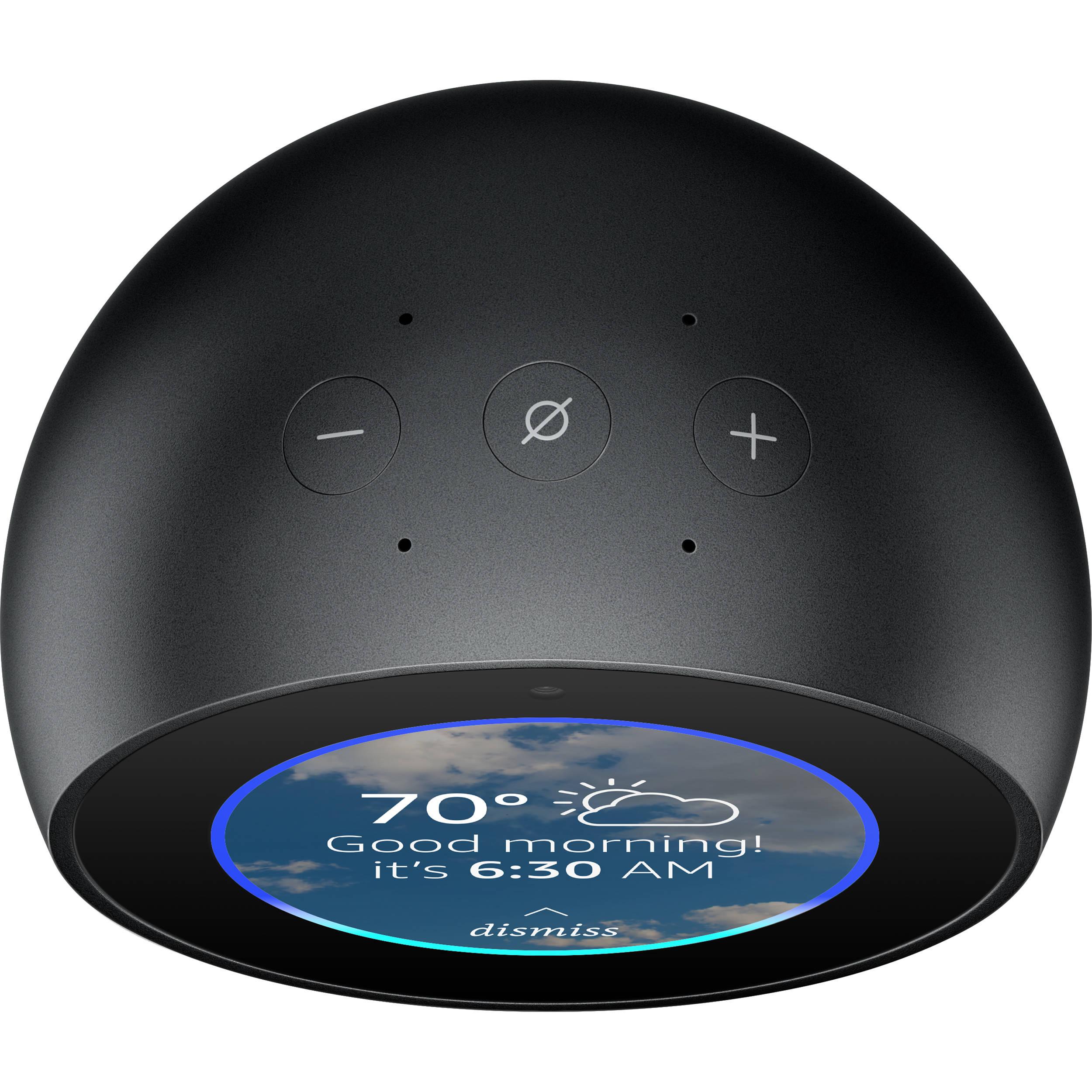 Amazon Echo Spot (czarny) - Dobra cena, Opinie w Sklepie RTV