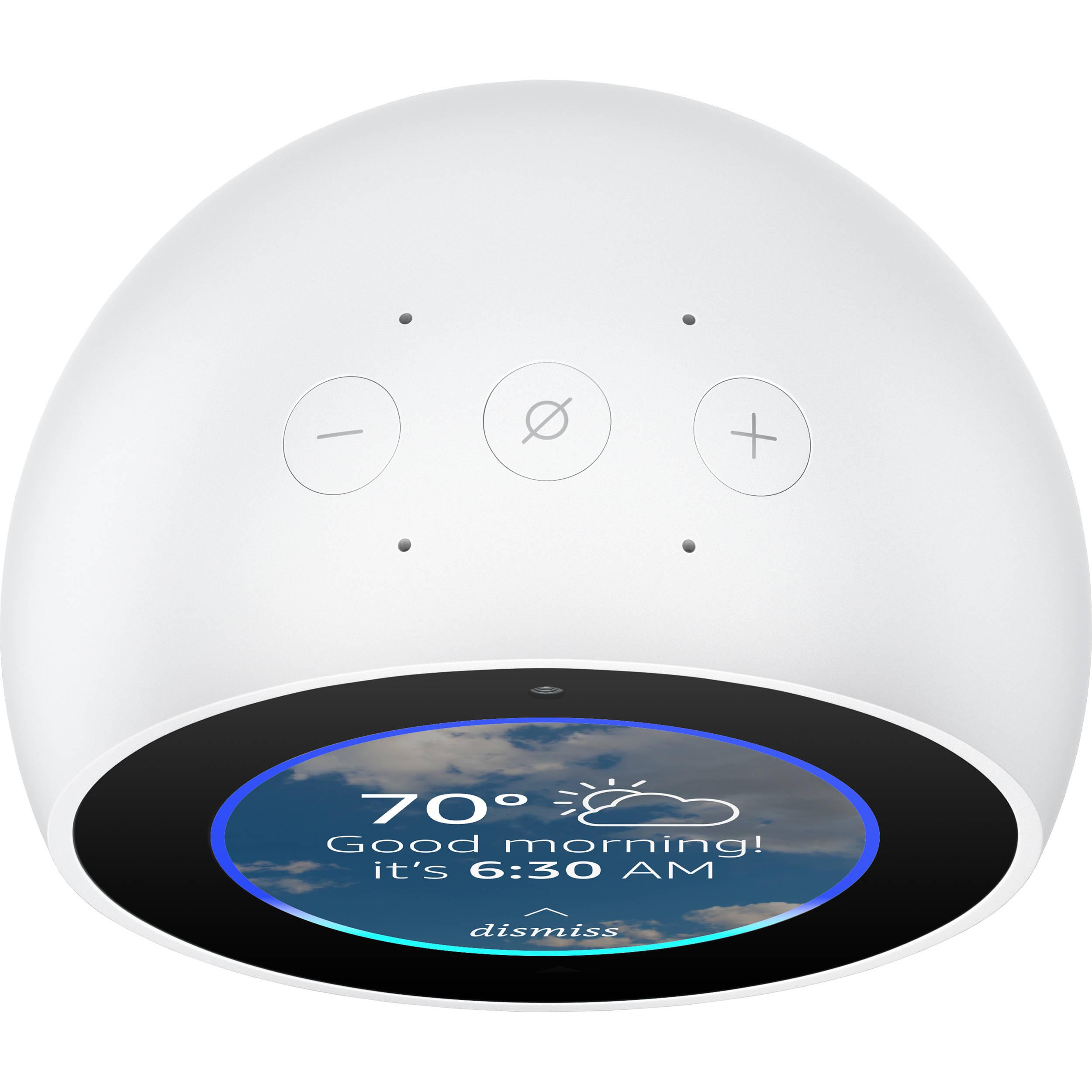Amazon Echo Spot ホワイト 楽天市場】Amazon Echo Spot(2024年発売)スマートアラーム