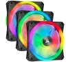 Wentylator Corsair iCUE QL120 RGB PWM 120mm 3szt. Czarny