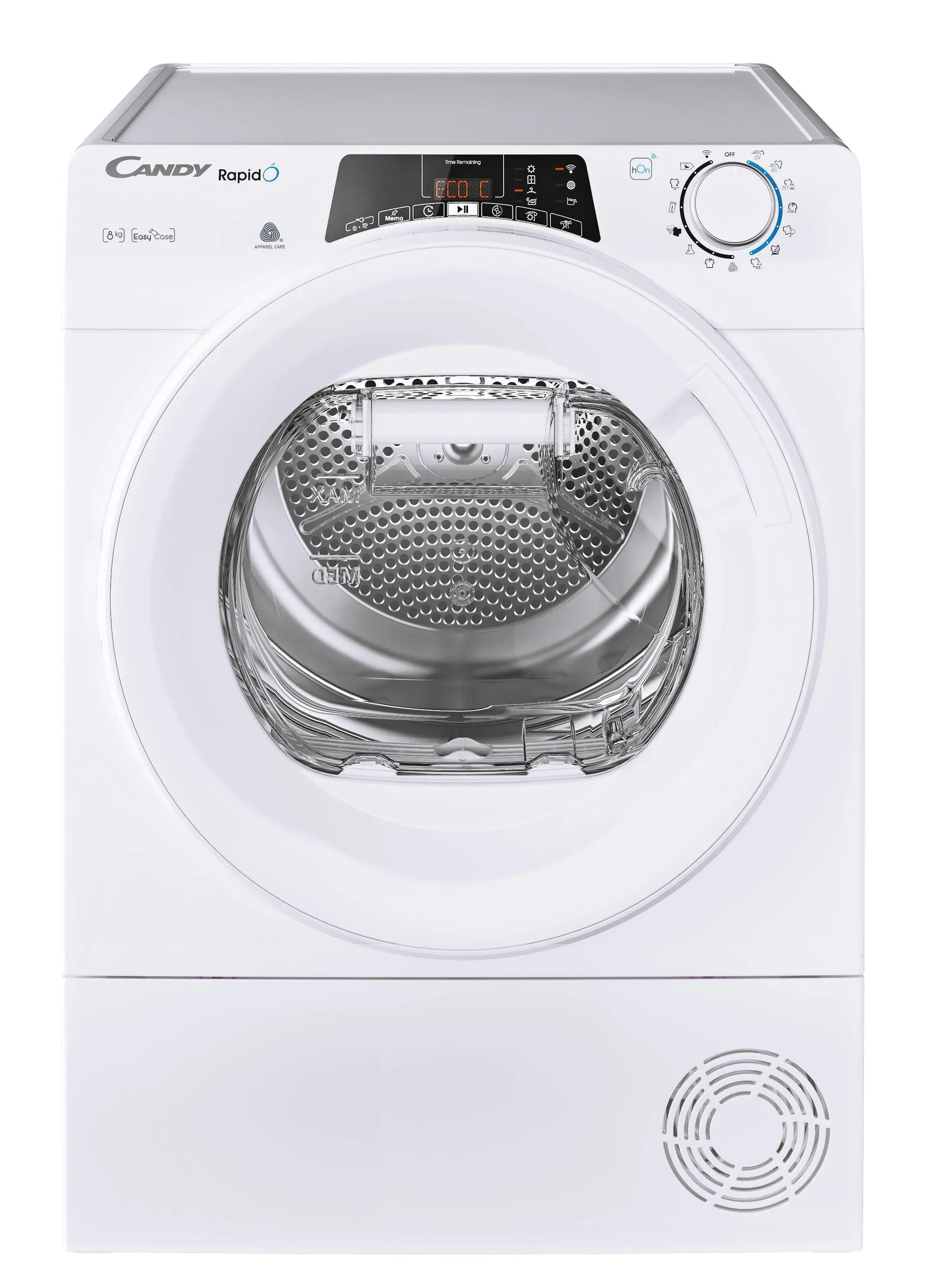 Suszarka Candy RapidO ROE H8A2TE-S 58,5cm 8kg Zdalne sterowanie