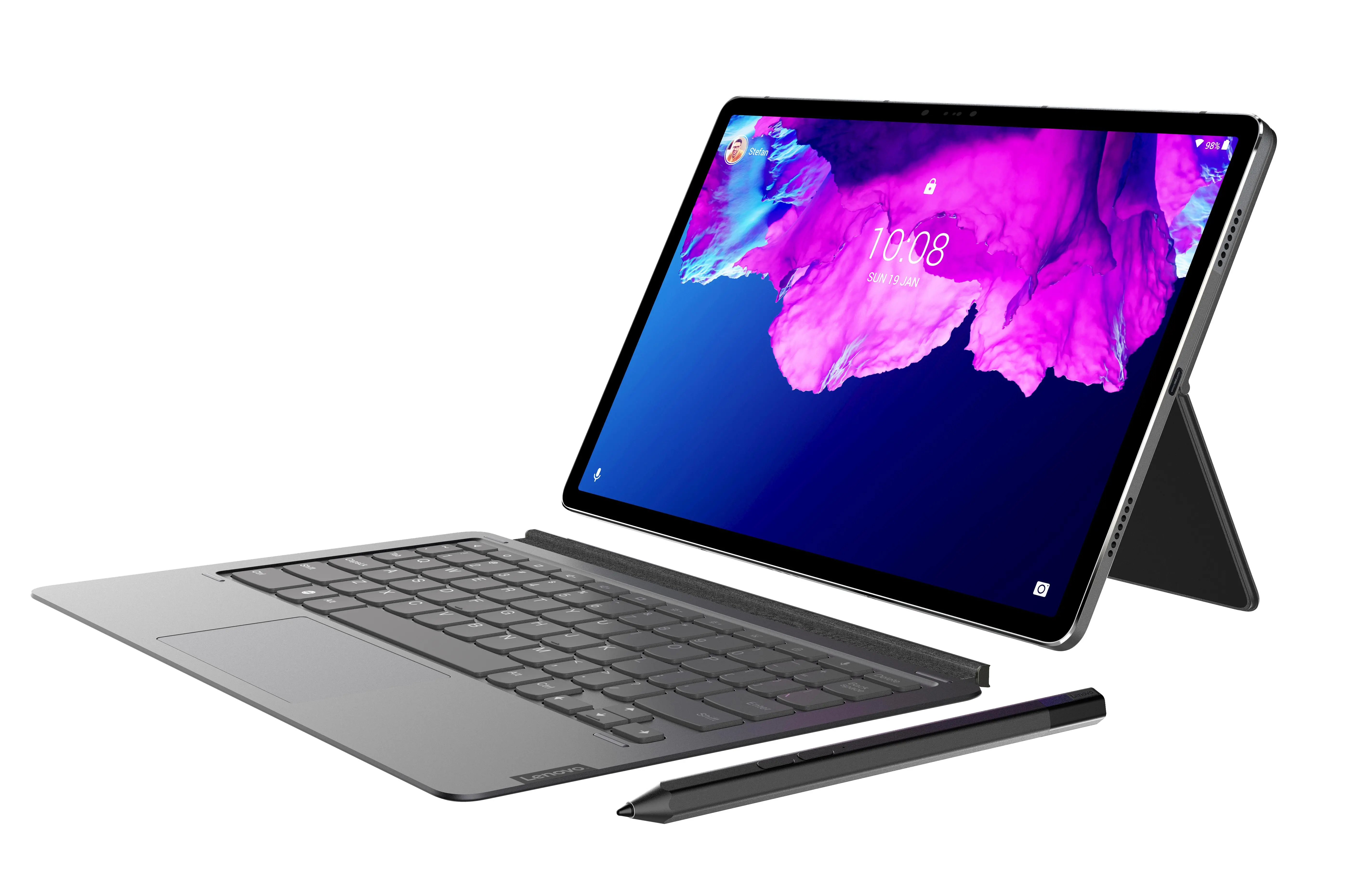 Tablet Lenovo Tab P11 Pro 11,5" 6/128GB TB-J706F Wi-Fi Szary + Klawiatura + Rysik