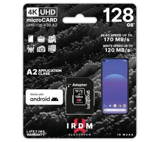 GoodRam microSDXC IRDM 128GB V30 A2 170/120Mb/s
