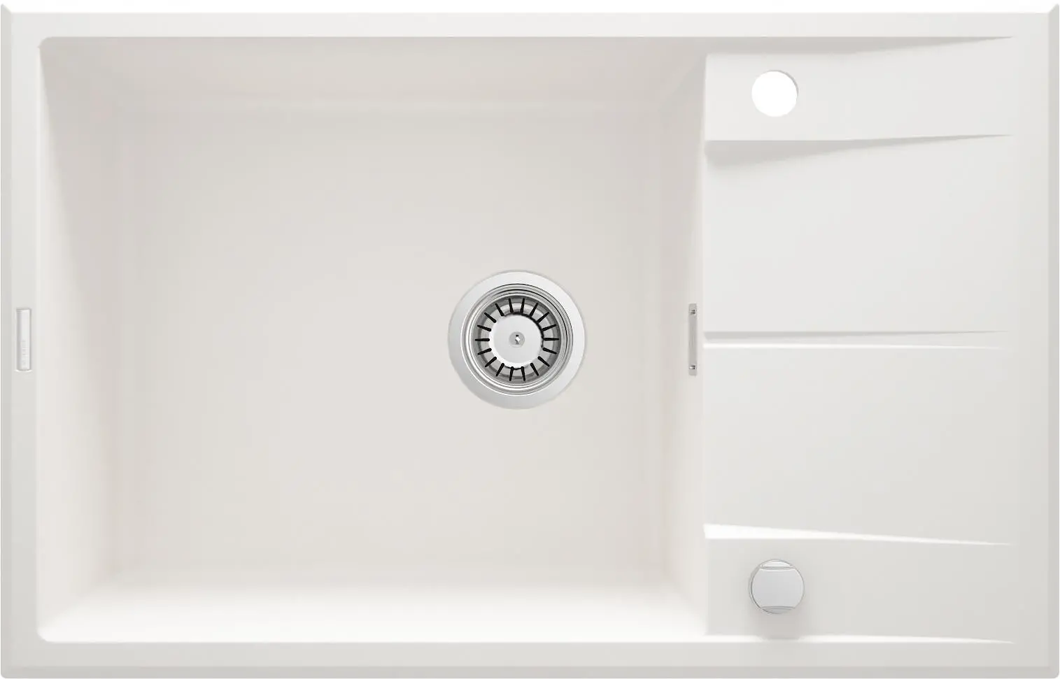 Zlewozmywak Deante Eridan ZQE_A11B Granitowy Alabaster